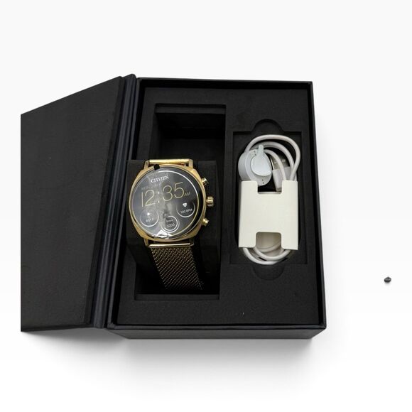 Citizen CZ Smart Touchscreen Rose Gold Stainless Steel Smart Watch MX1003-71X
